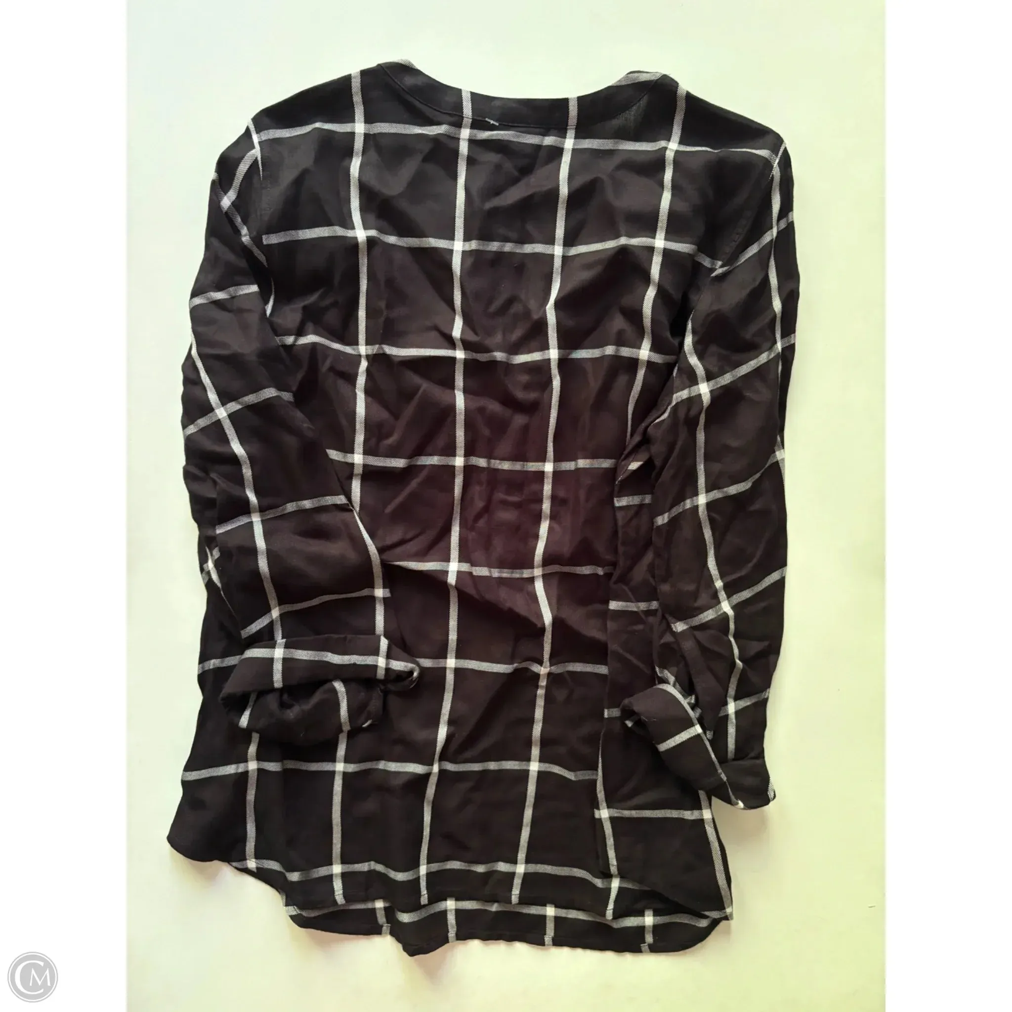 Top Long Sleeve By Talbots In Black, Size: Lp