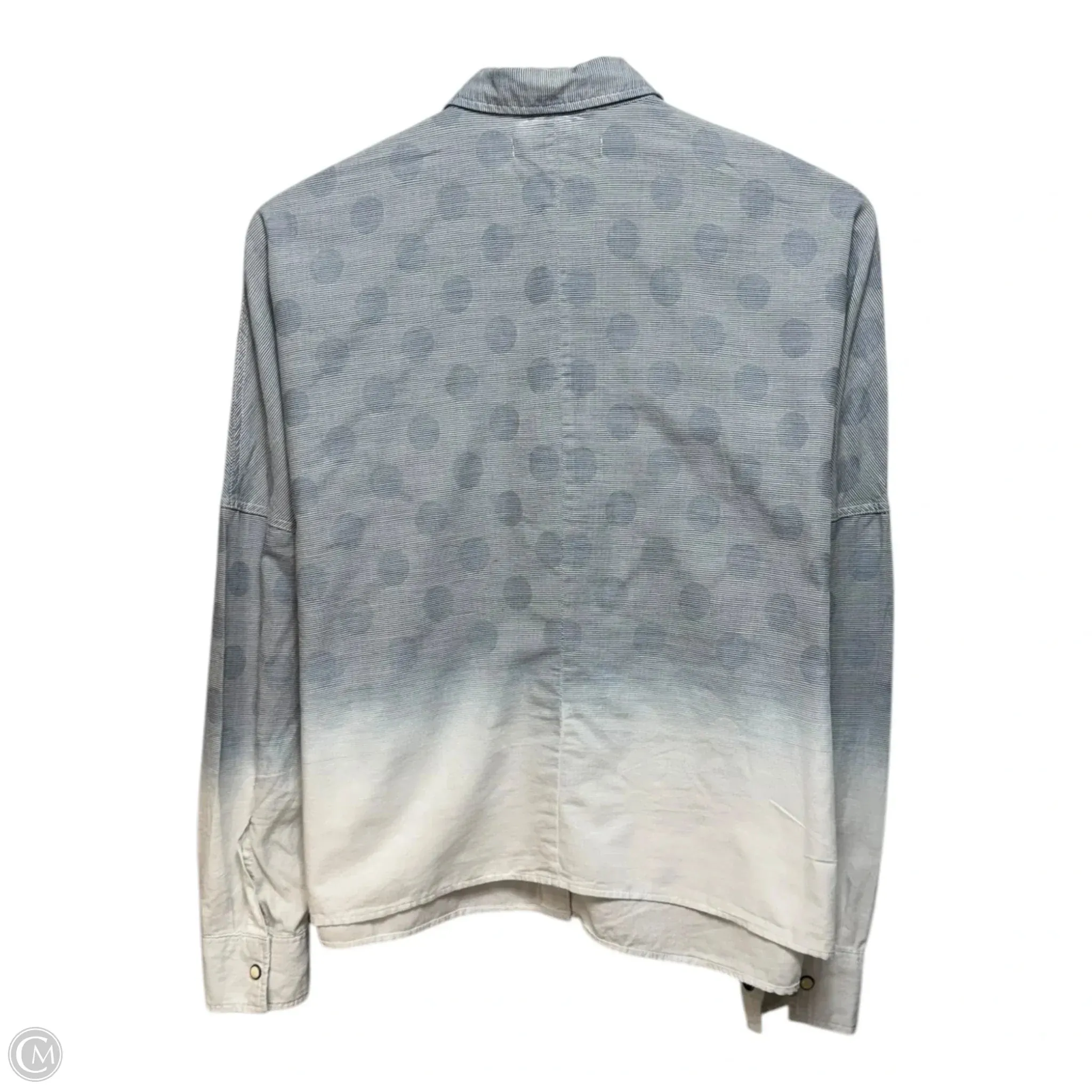 Top Long Sleeve Designer By All Saints In Ombre Print, Size: 8
