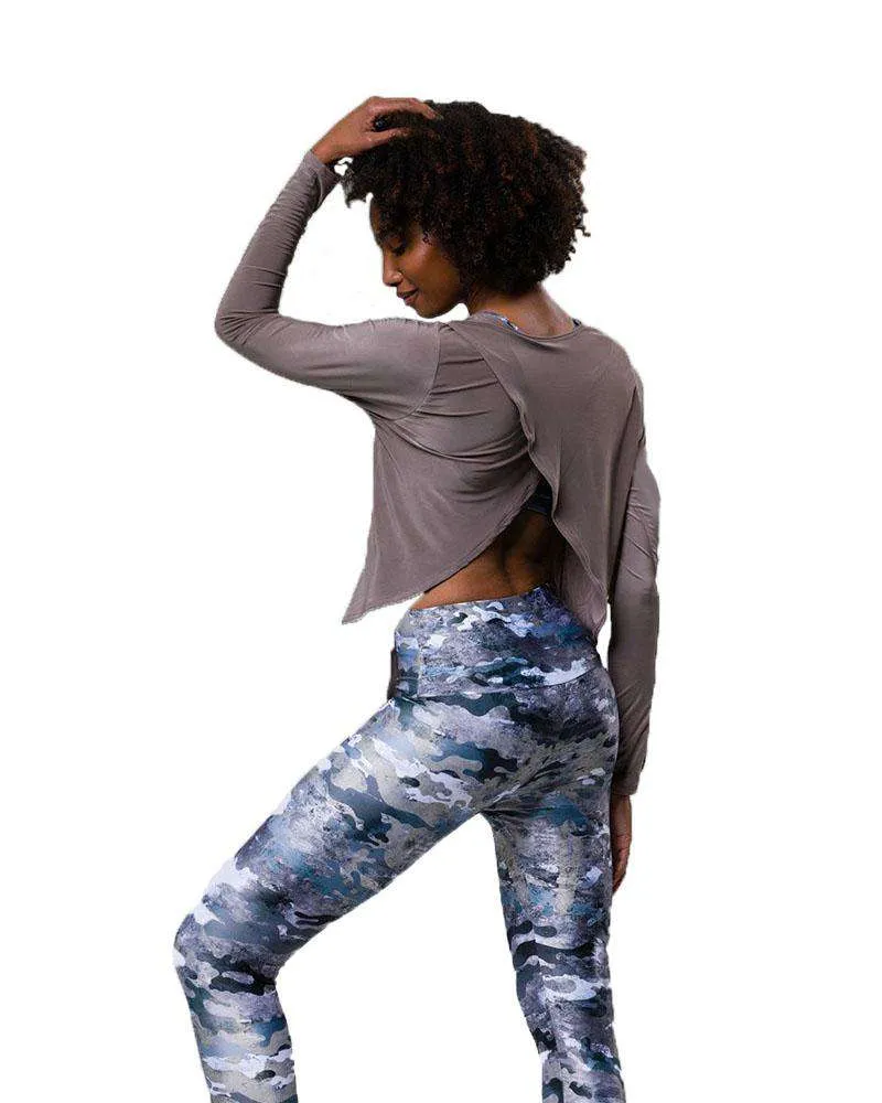 Tulip Back Long Sleeve Top