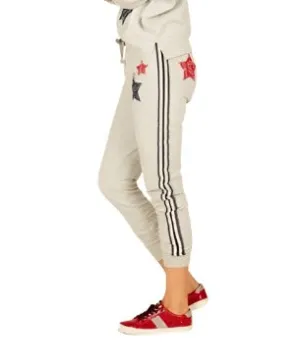 Vintage Havana/Ocean Drive Heather Stripes and Star Jogger B8463