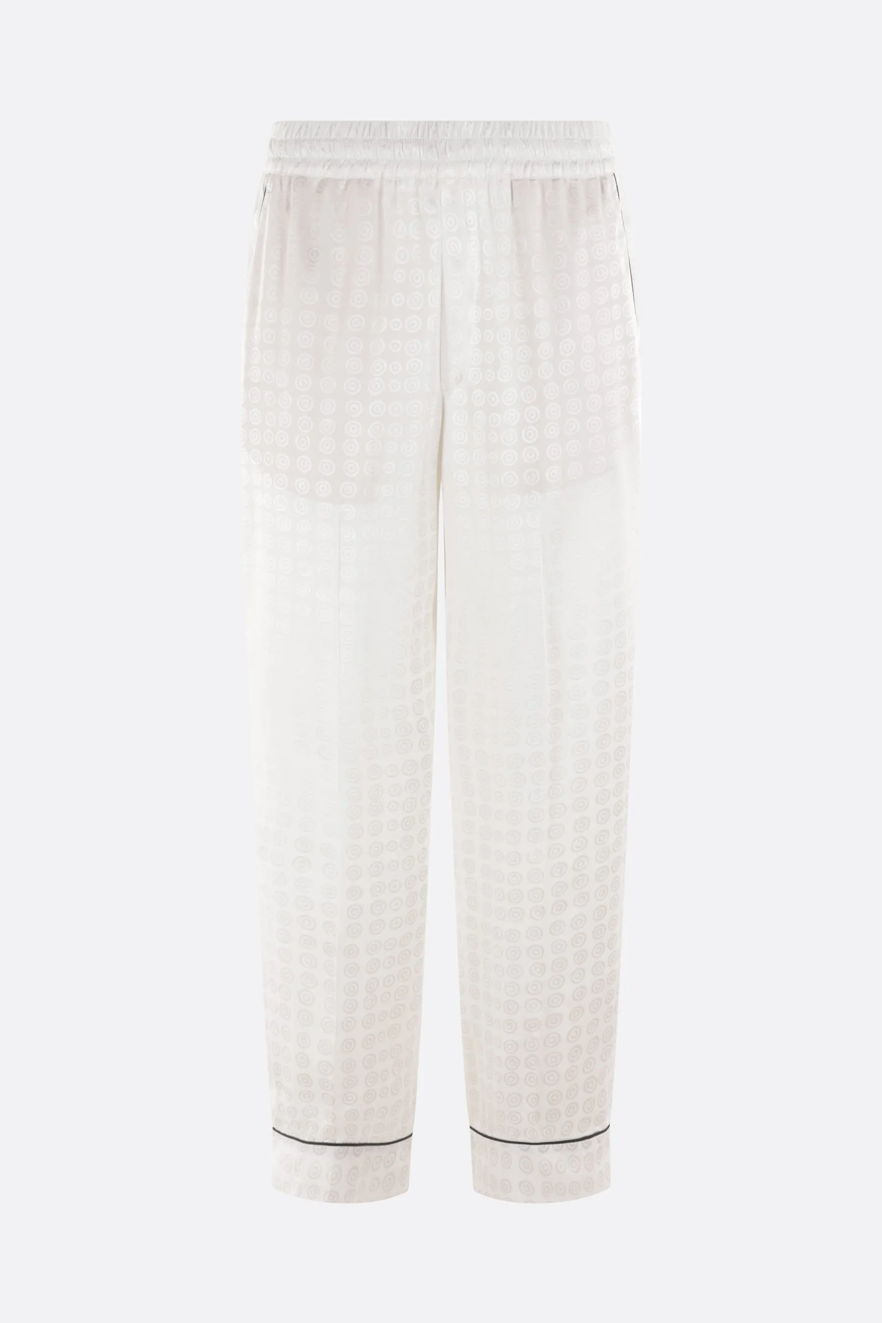 viscose pijama pants with lavallière