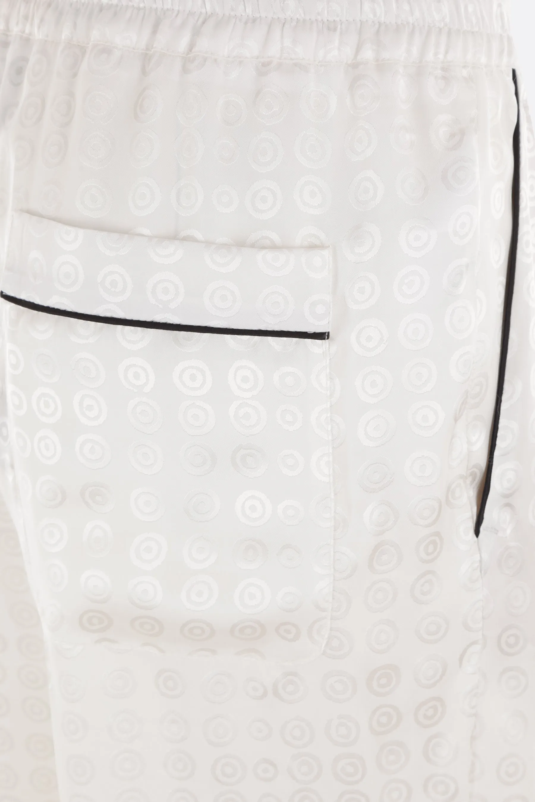 viscose pijama pants with lavallière