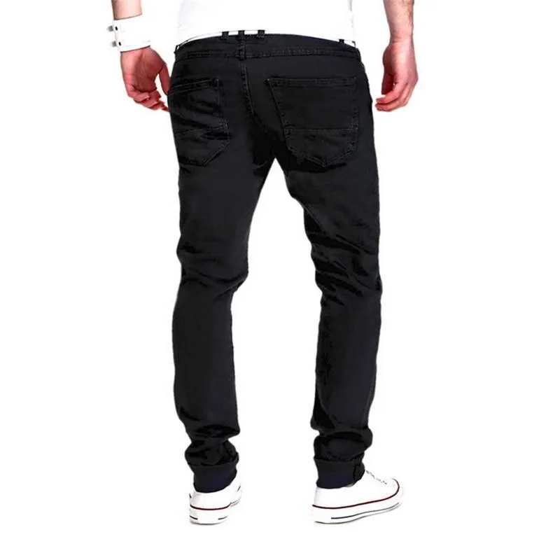 West Louis™ Designer Ripped Slim Jeans