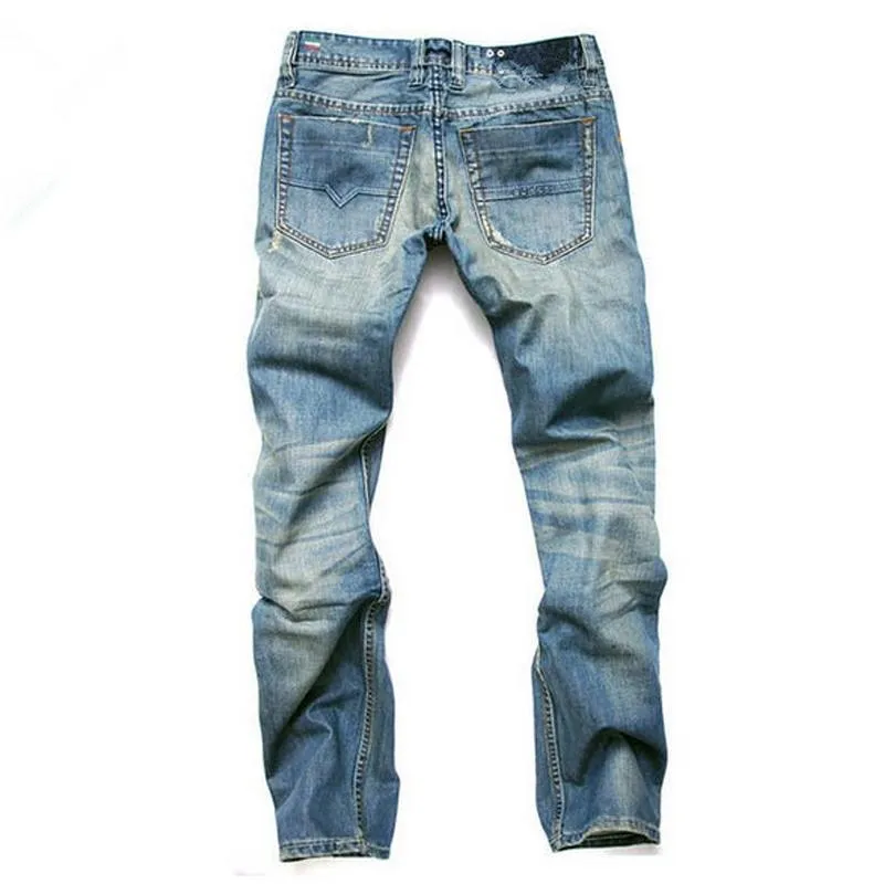 West Louis™ Famous Designer Cotton Jeans