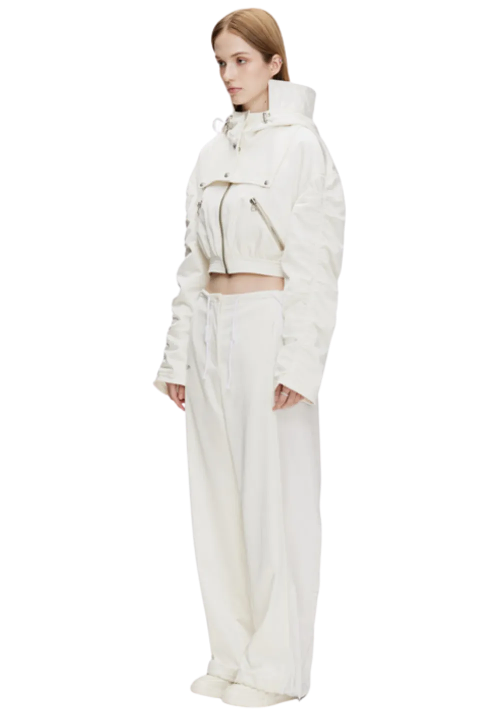 Wide Leg Paratrooper Pants