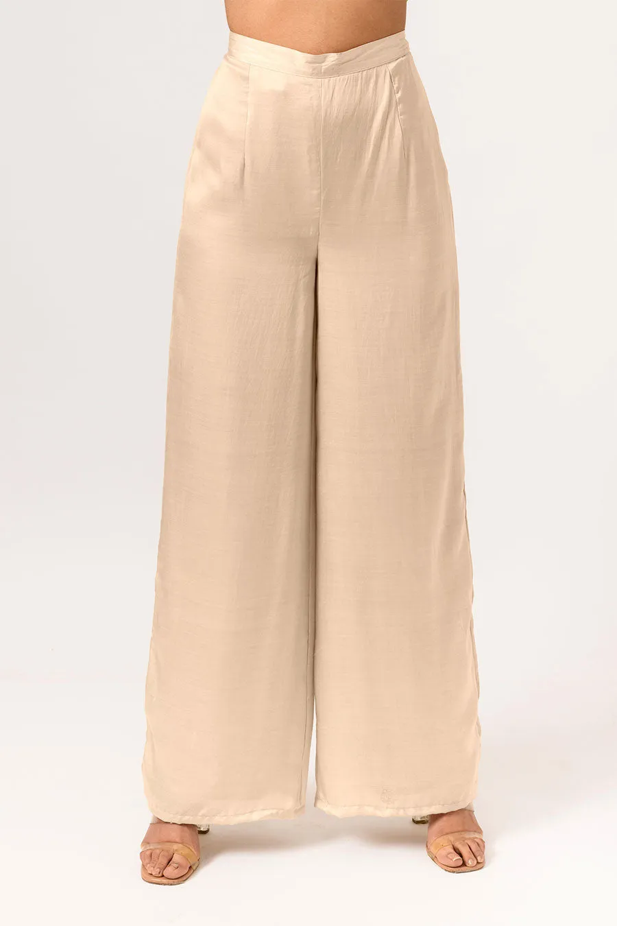 Yellow-Ecru Colour Block Co-Ord Set