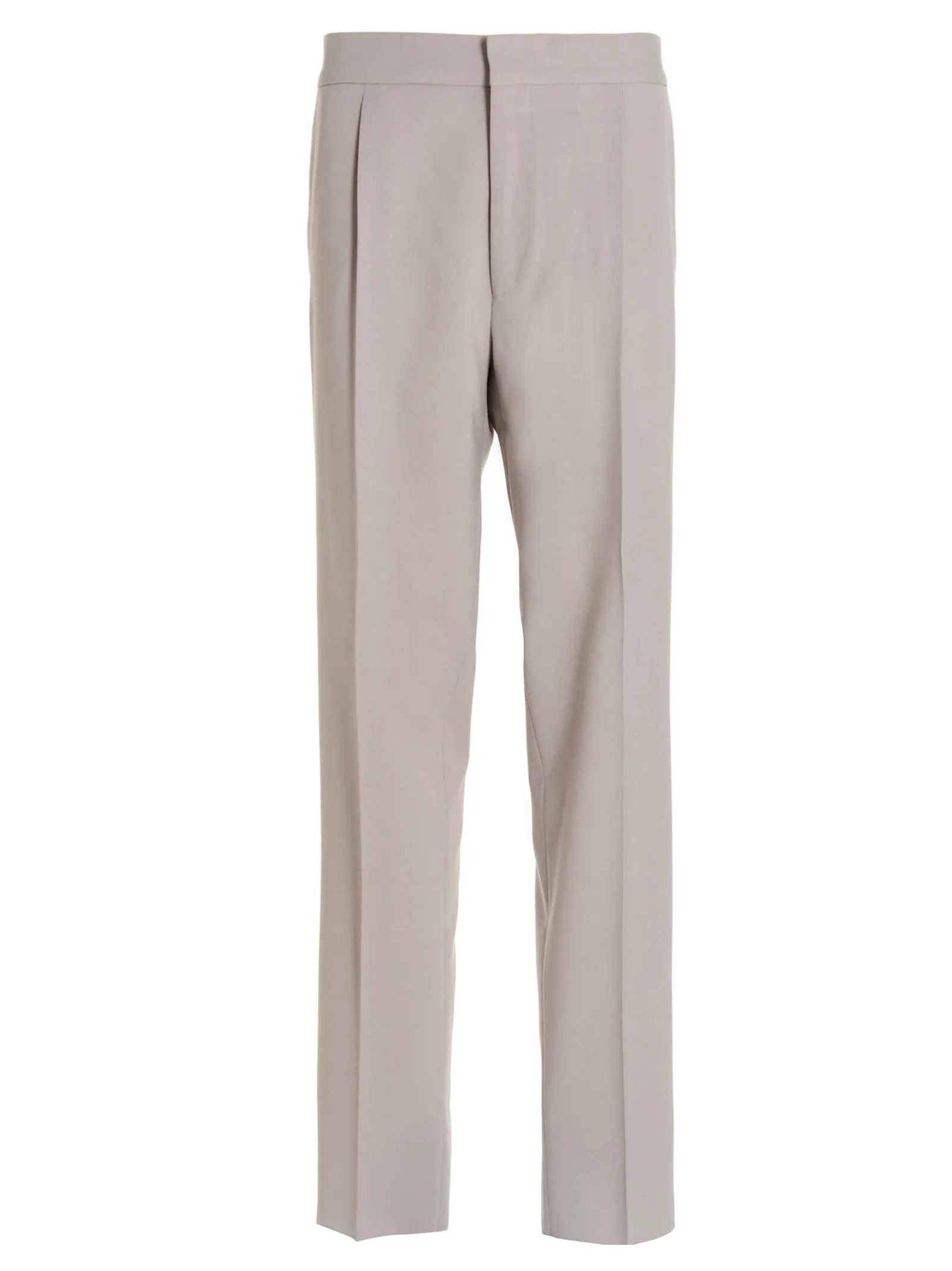 Z Zegna High Waist Straight Leg Trousers