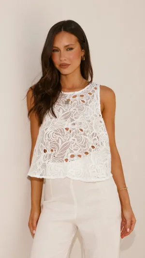 Zoe Top - White